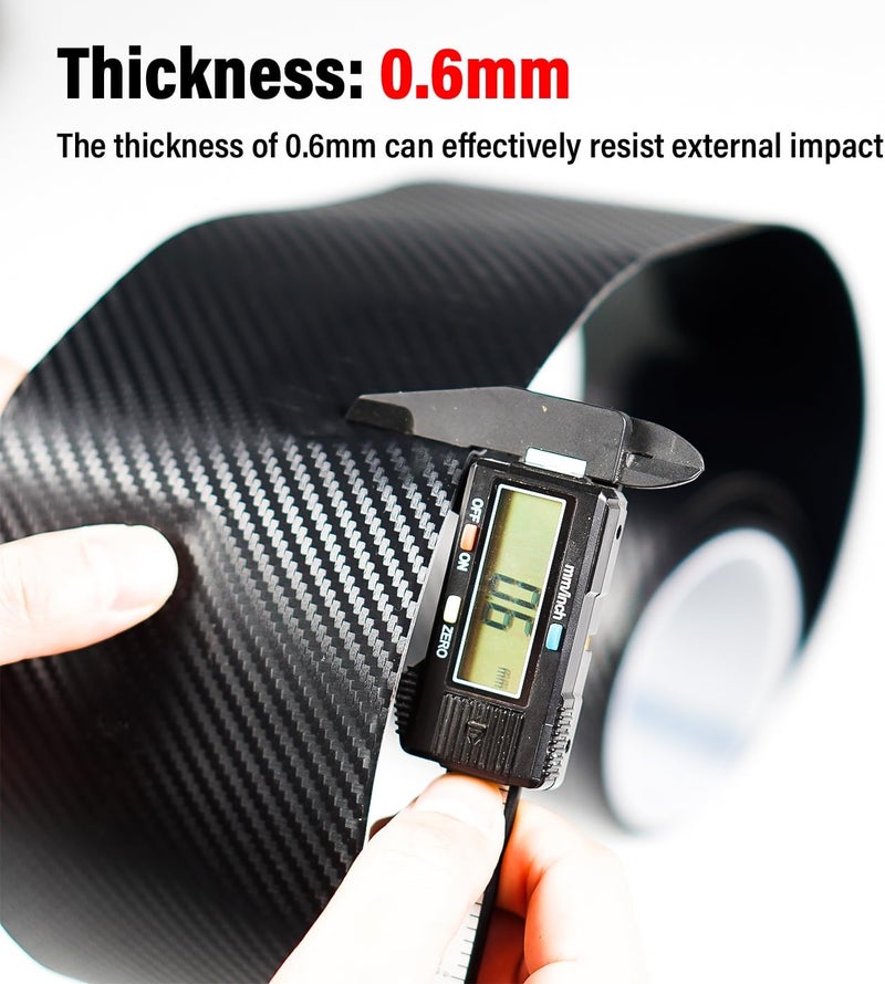 CNCLOL CNC Bike Frame Protection Tape,Bicycle Frame Protector Sticker-Frame Protection Paint Film 3m(4”x118”), Carbon Fiber Pattern Frame Guard Wrap for Mountain Bike/Gravel/MTB/Road Bike etc. - Image 4